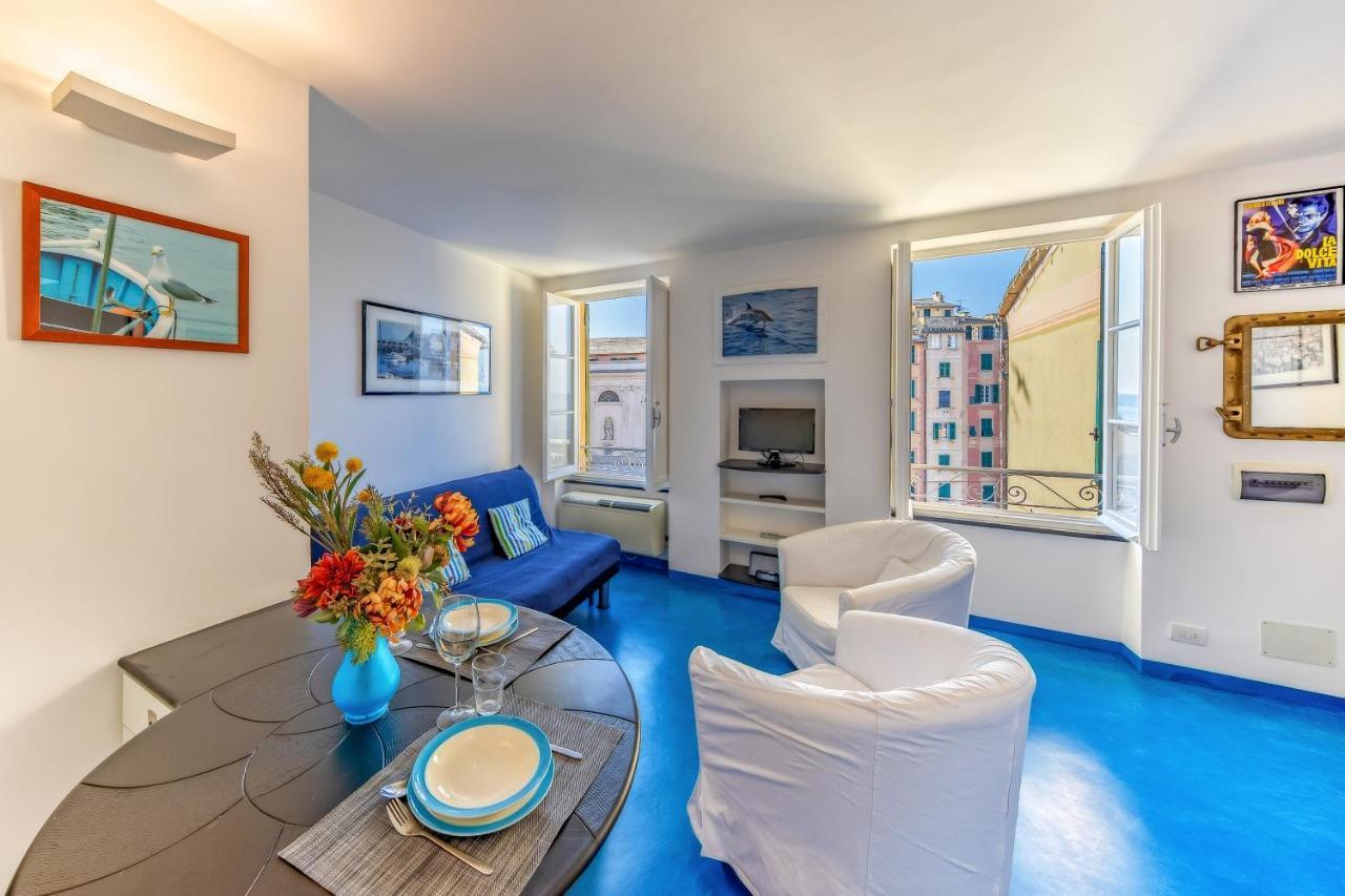 Casa Marina Relax Con Vista Sul Mare Leilighet Camogli Eksteriør bilde