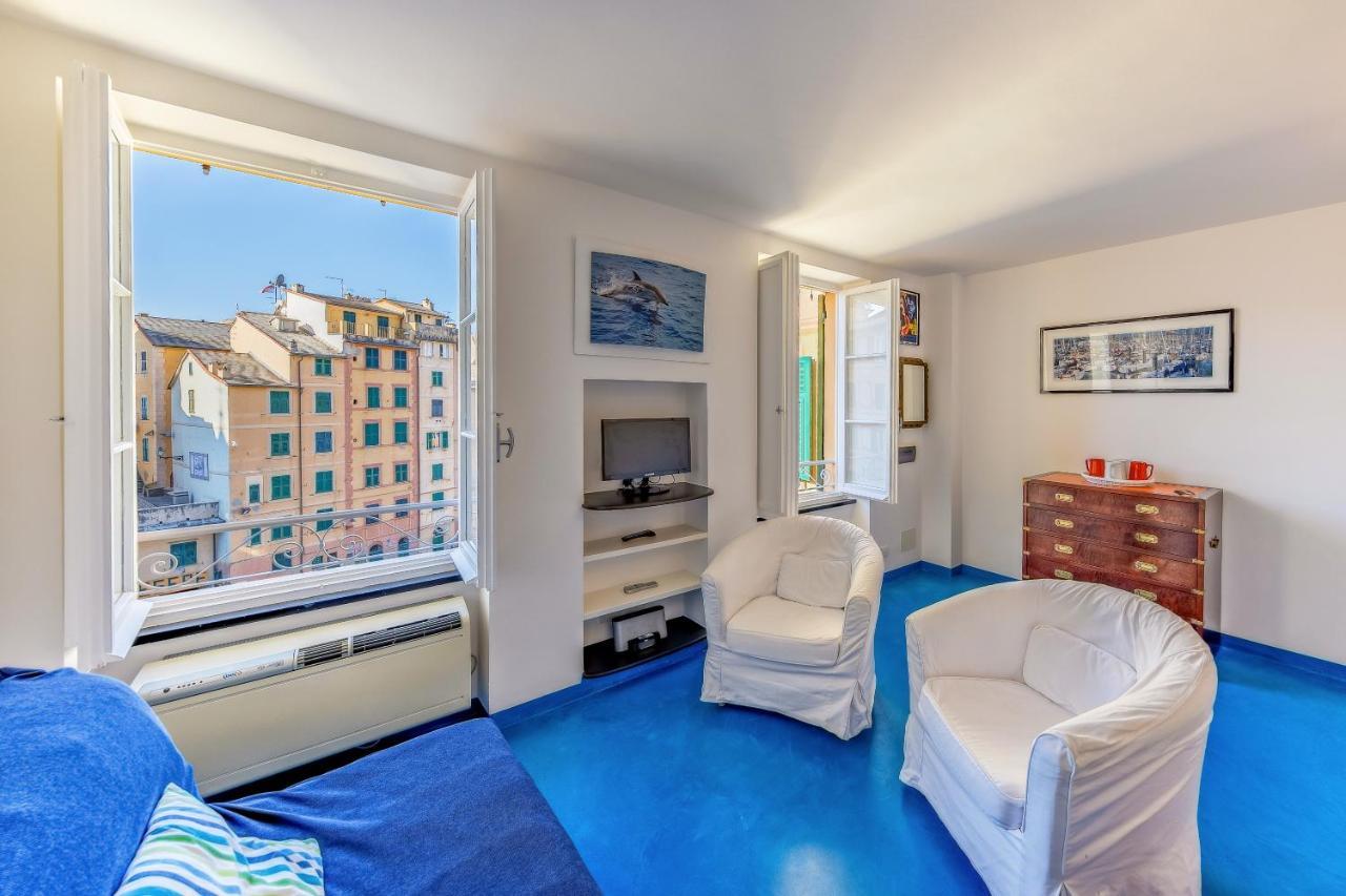 Casa Marina Relax Con Vista Sul Mare Leilighet Camogli Eksteriør bilde