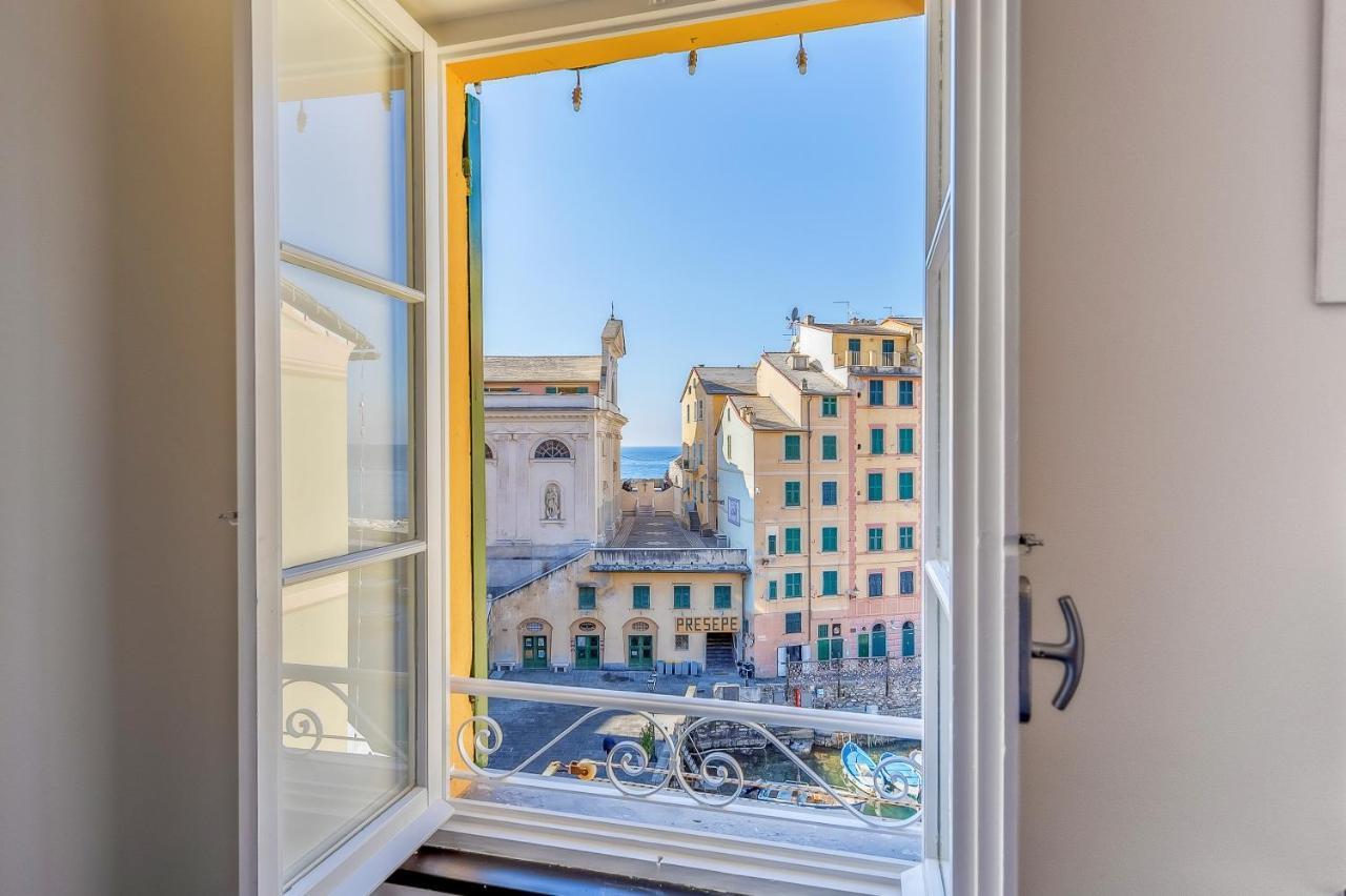 Casa Marina Relax Con Vista Sul Mare Leilighet Camogli Eksteriør bilde