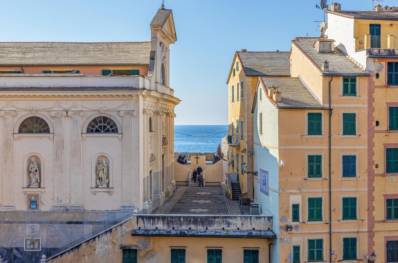 Casa Marina Relax Con Vista Sul Mare Leilighet Camogli Eksteriør bilde