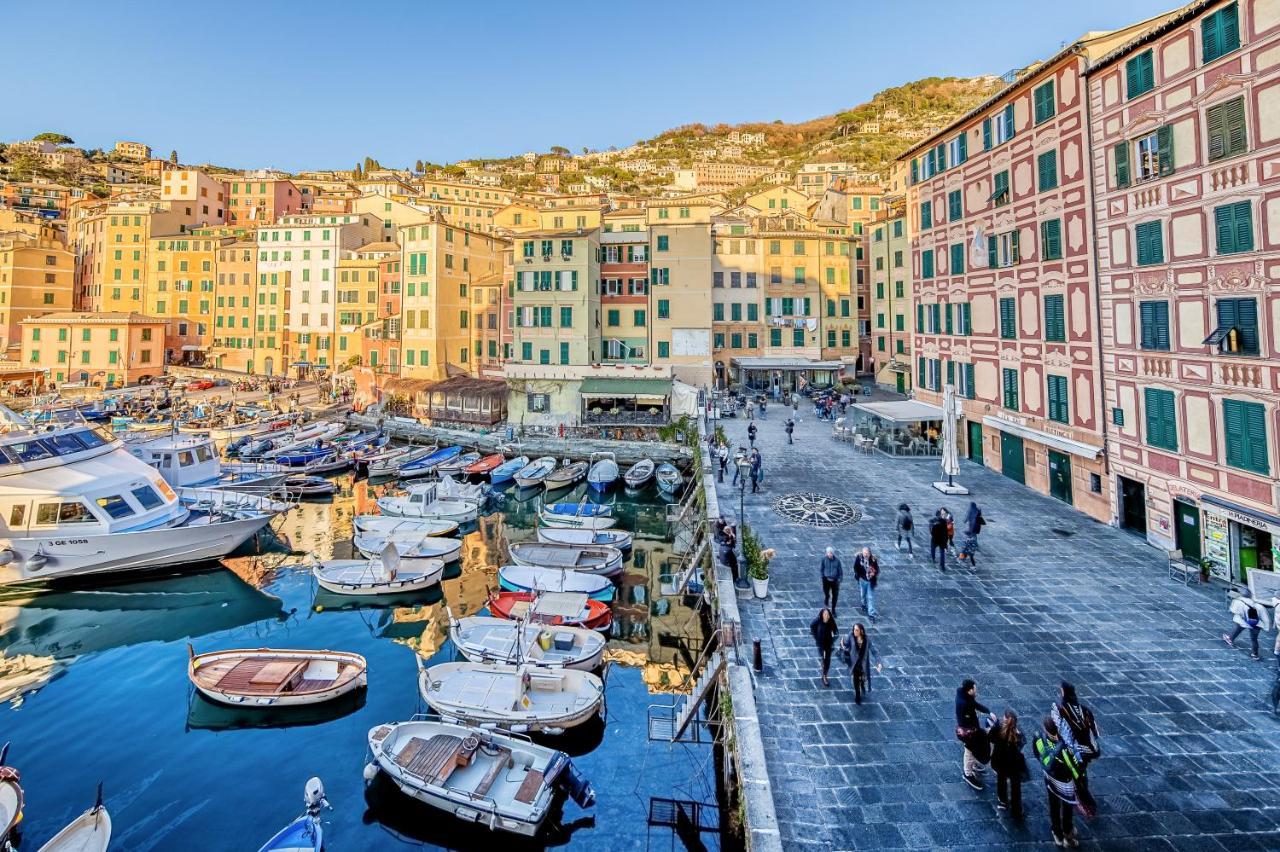 Casa Marina Relax Con Vista Sul Mare Leilighet Camogli Eksteriør bilde