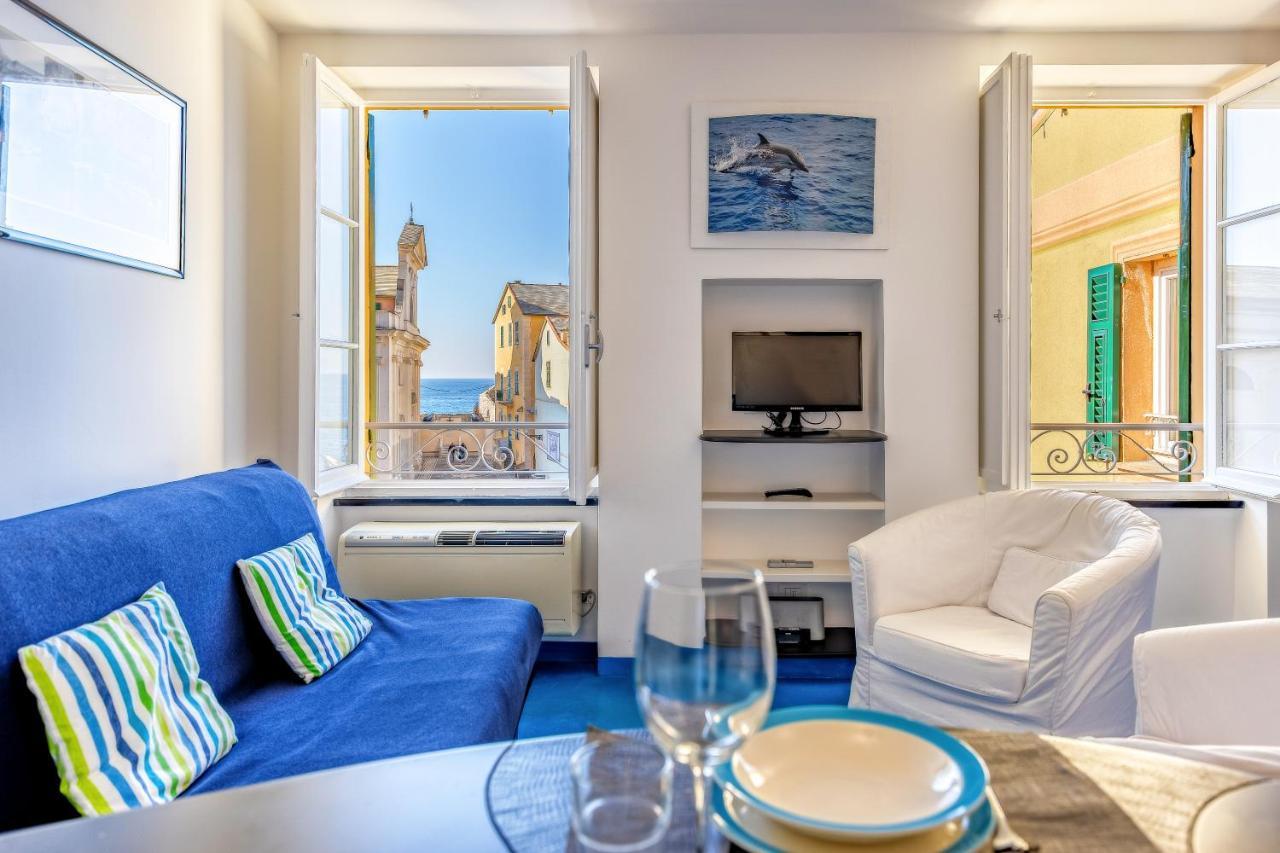 Casa Marina Relax Con Vista Sul Mare Leilighet Camogli Eksteriør bilde
