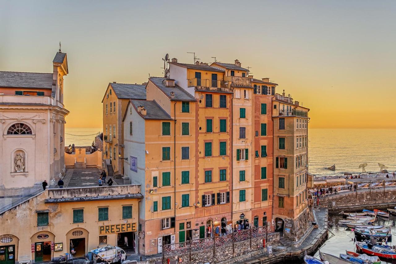 Casa Marina Relax Con Vista Sul Mare Leilighet Camogli Eksteriør bilde