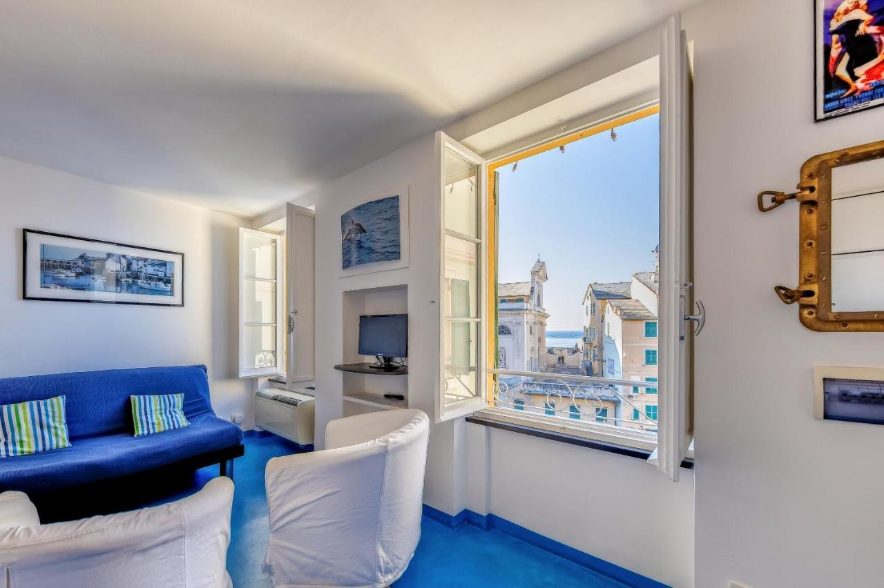 Casa Marina Relax Con Vista Sul Mare Leilighet Camogli Eksteriør bilde