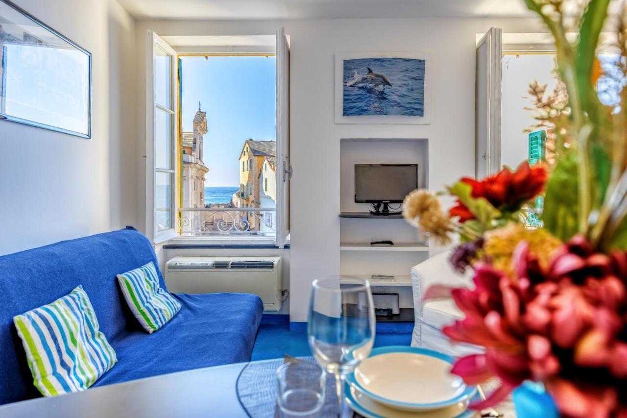 Casa Marina Relax Con Vista Sul Mare Leilighet Camogli Eksteriør bilde