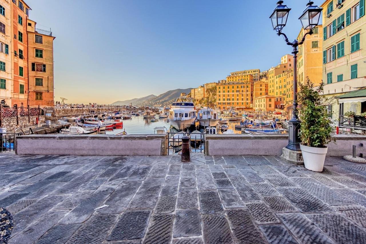 Casa Marina Relax Con Vista Sul Mare Leilighet Camogli Eksteriør bilde